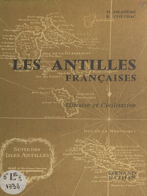 cover image of Histoire et civilisation des Antilles françaises